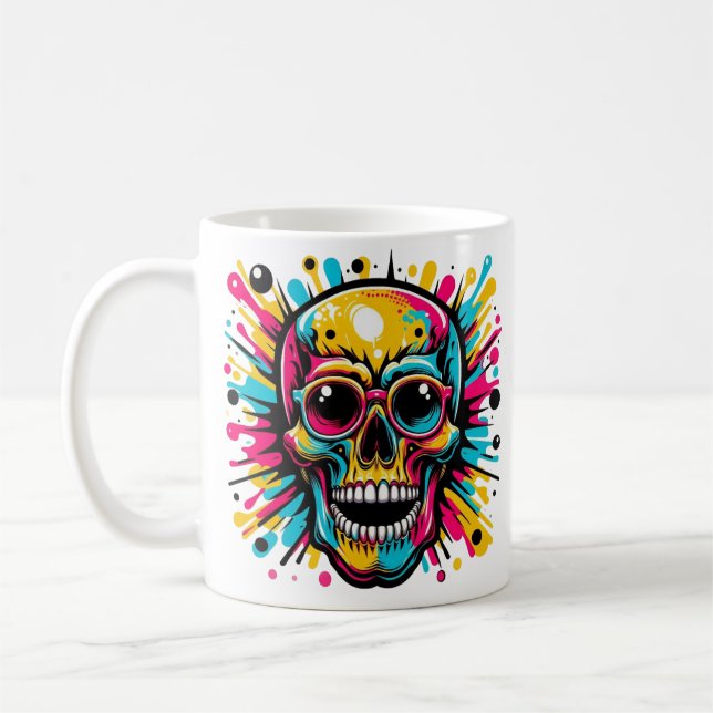 Skull Coffee Mug (Left)