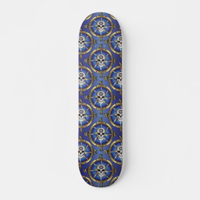 Skull Compass Skateboard (Front)