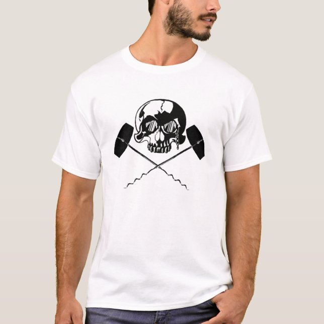 Skull & Corkscrews T-Shirt (Front)