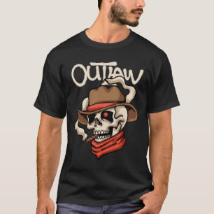 Skull Cowboy Smoking streetwear T-Shirt
