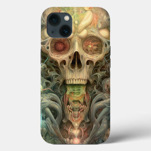 Skull Creepy Surreal Horror Art  iPhone 13 Case
