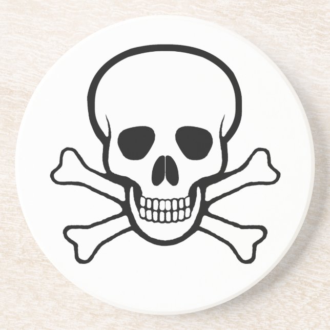 Skull & Crossbones Coaster (Front)