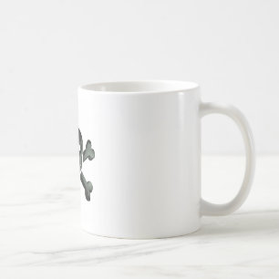 skull crossbones coffee mug