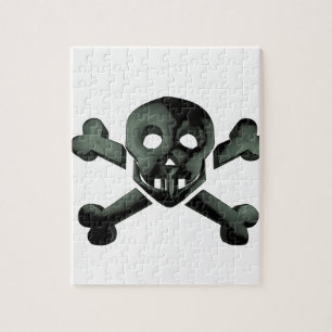skull crossbones jigsaw puzzle
