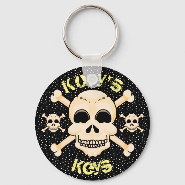 Skull & Crossbones Key Chain (Front)