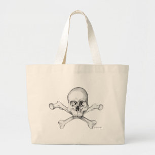 Skull & Crossbones Large Tote Bag