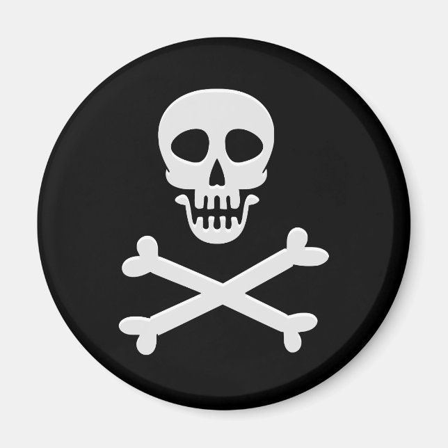 Skull & Crossbones Magnet (Front)