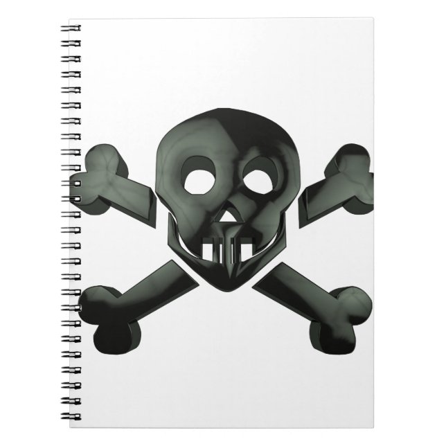 skull crossbones notebook (Front)