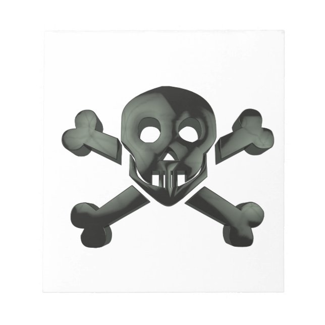 skull crossbones notepad (Front)