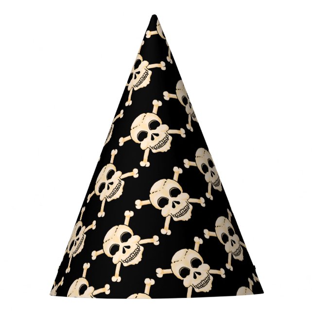 Skull & Crossbones Paper Hats (Front)