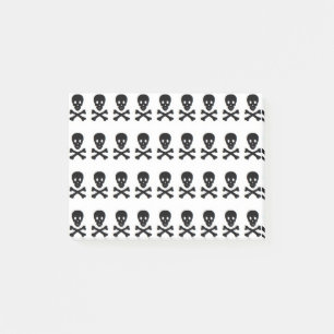 SKULL & CROSSBONES POST-IT NOTES