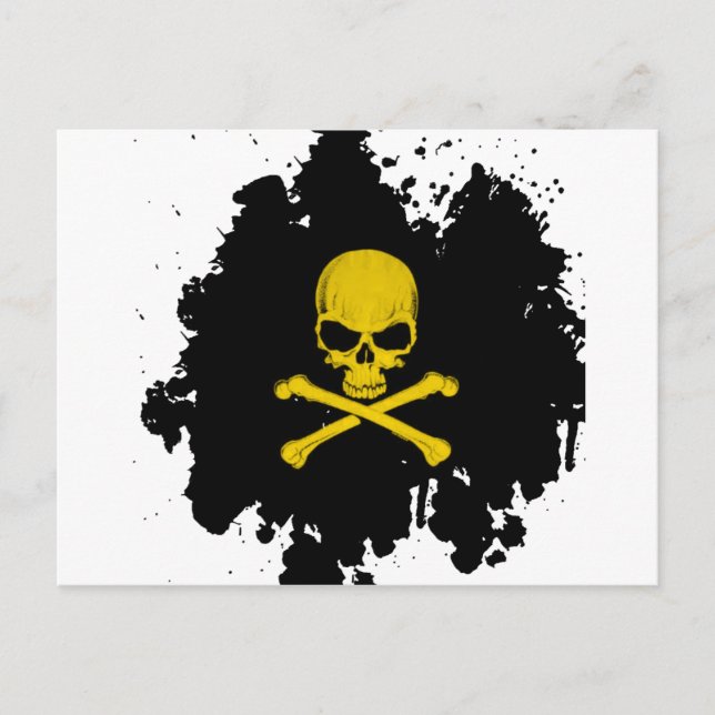 Skull & Crossbones Postcard (Front)