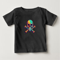 Skull & Crossbones -Toddler's Rainbow Buccaneer