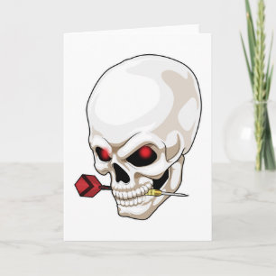 Skull Darts Dart Card