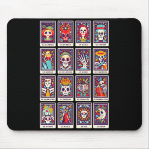 Skull Day Of The Government Agencyd Cool Tarot Mouse Pad
