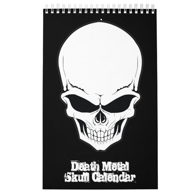 Skull 💀 Death Metal Cranium Collection 🔥 Calendar (Cover)