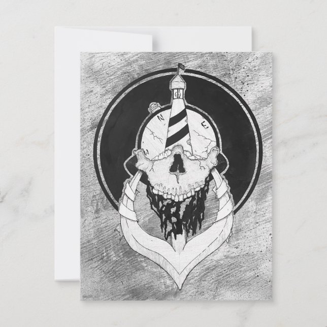 Skull Design Card (Front)