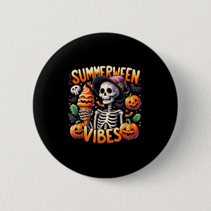 Skull Design - Great Halloween 6 Cm Round Badge
