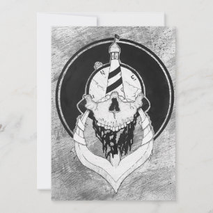Skull Design Invitation