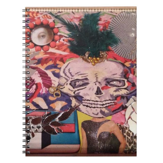 Skull design notebook. notebook (Front)