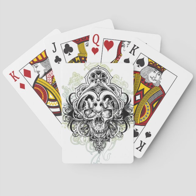 Skull Designed Playing Cards (Back)