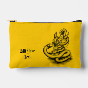 Skull - Devil Head with Snake Accessory Pouch