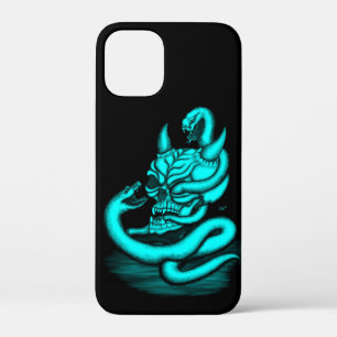 Skull - Devil Head with Snake iPhone 12 Mini Case