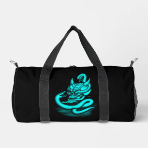 Skull - Devil Head with Snake Duffle Bag