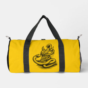 Skull - Devil Head with Snake Duffle Bag