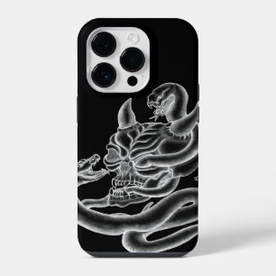 Skull - Devil Head with Snake iPhone 14 Pro Case