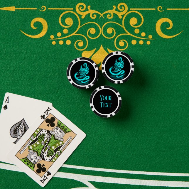 Skull - Devil Head with Snake Poker Chips (Poker Table (Stack))