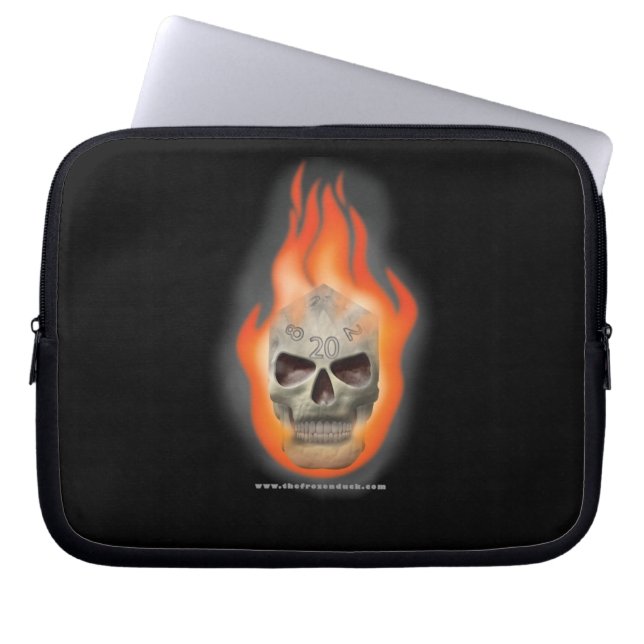 Skull Die Laptop Sleeve (Front)