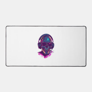 Skull DJ Vibes Desk Mat