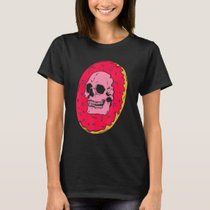 Skull Doughnut With Sprinkles Friend Dough   T-Shirt