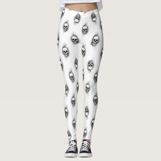 "Skull-Duggery" Leggings (Front)
