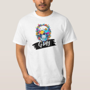 Skull Elegance: Beautiful Graphic T-Shirt