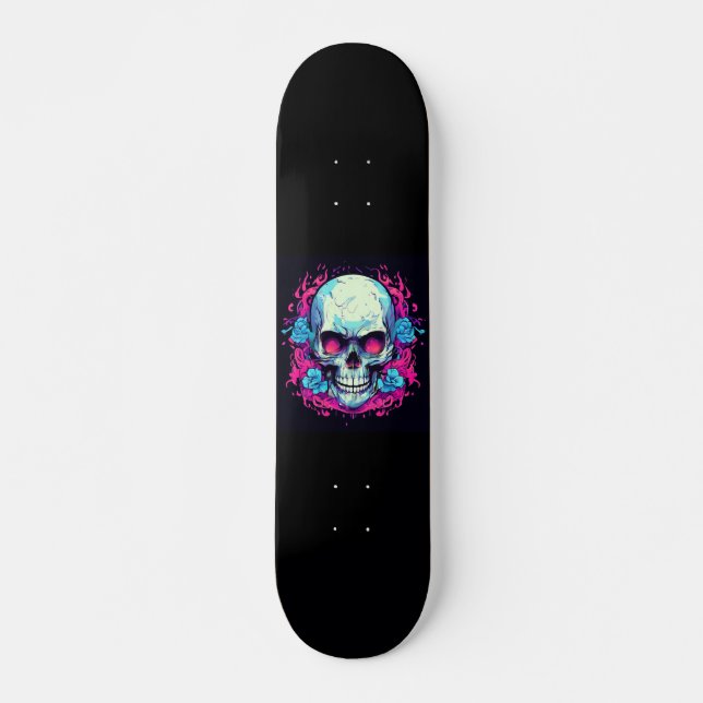 Skull Emo Skateboard (Front)