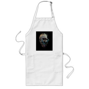 SKULL EYE SKELETON HALLOWEEN GIFT LONG APRON