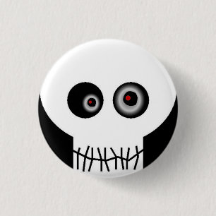 Skull Eyes 3 Cm Round Badge