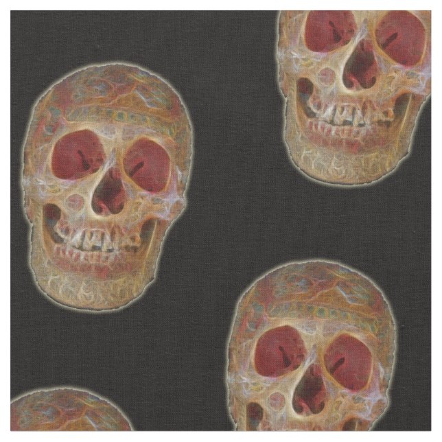 Skull Fabric (Close Up)