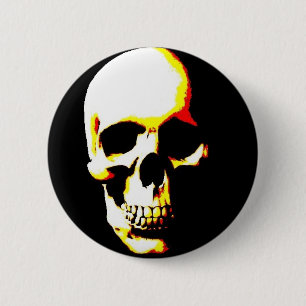 Skull Fantasy Art  Rock Punk 6 Cm Round Badge