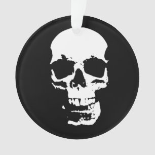 Skull Fantasy Art Rock Punk Heavy Metal Ornament