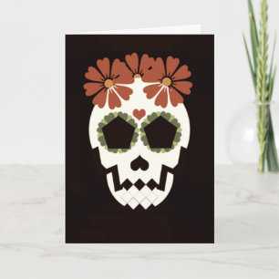 Skull "Feliz Día De Los Muertos!" Greeting Card