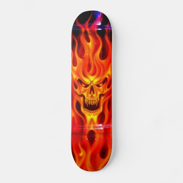 Skull Fire - Skate Deck (Front)