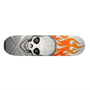 Skull Fire Skateboard