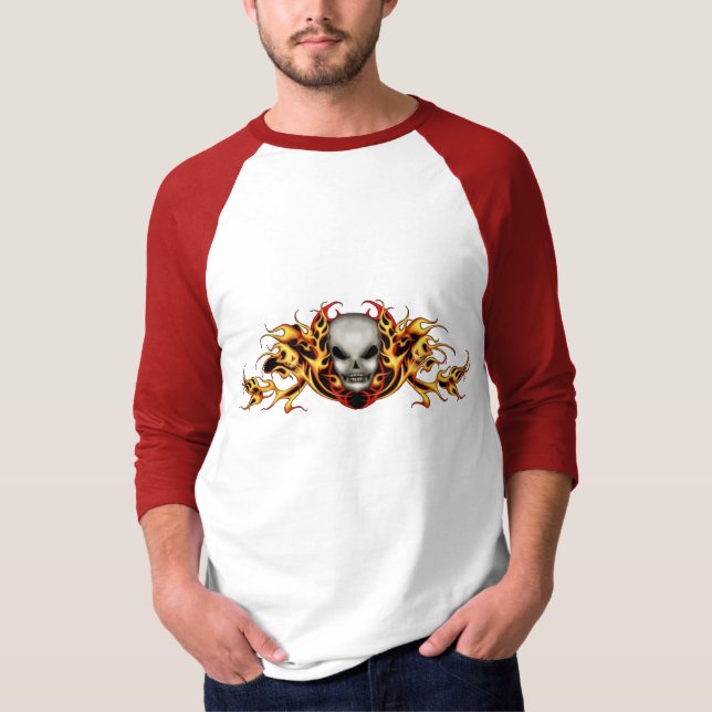 Skull Flames T-shirt (Front)