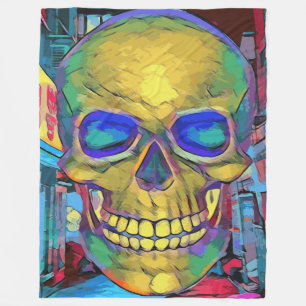Skull Fleece Blanket