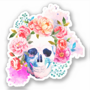 Skull floral