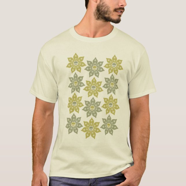 Skull Flowers T-Shirt (Front)