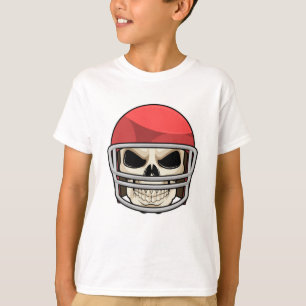 Skull Football Helmet T-Shirt
